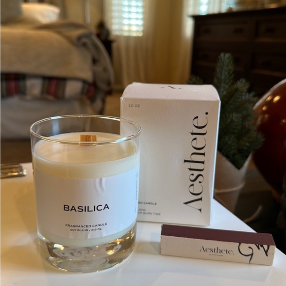 Cloth & Paper Other - Basilica Fragranced Candle Aesthete by Cloth & Paper